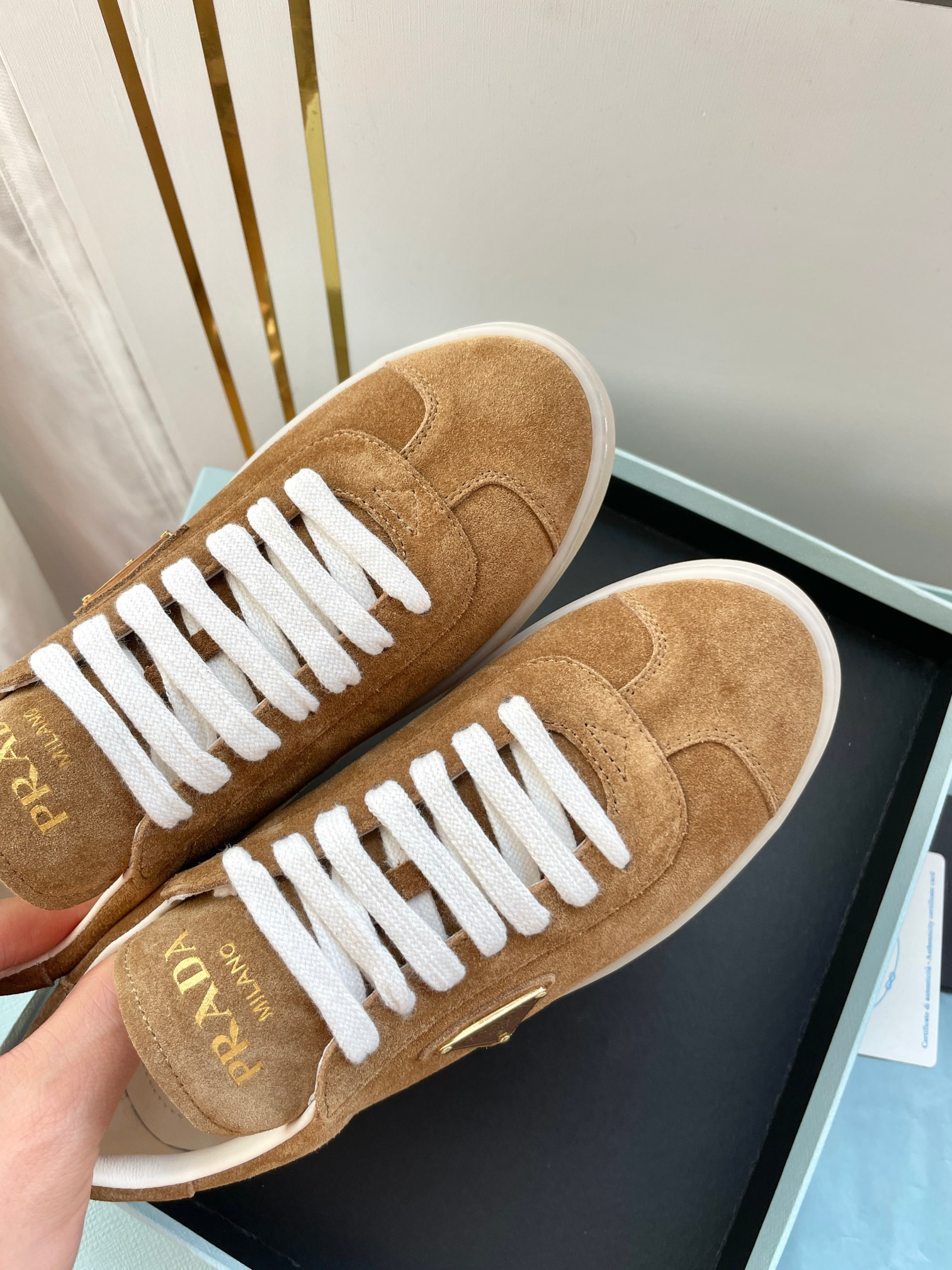 ua Pra*a downtown nappa leather sneakers