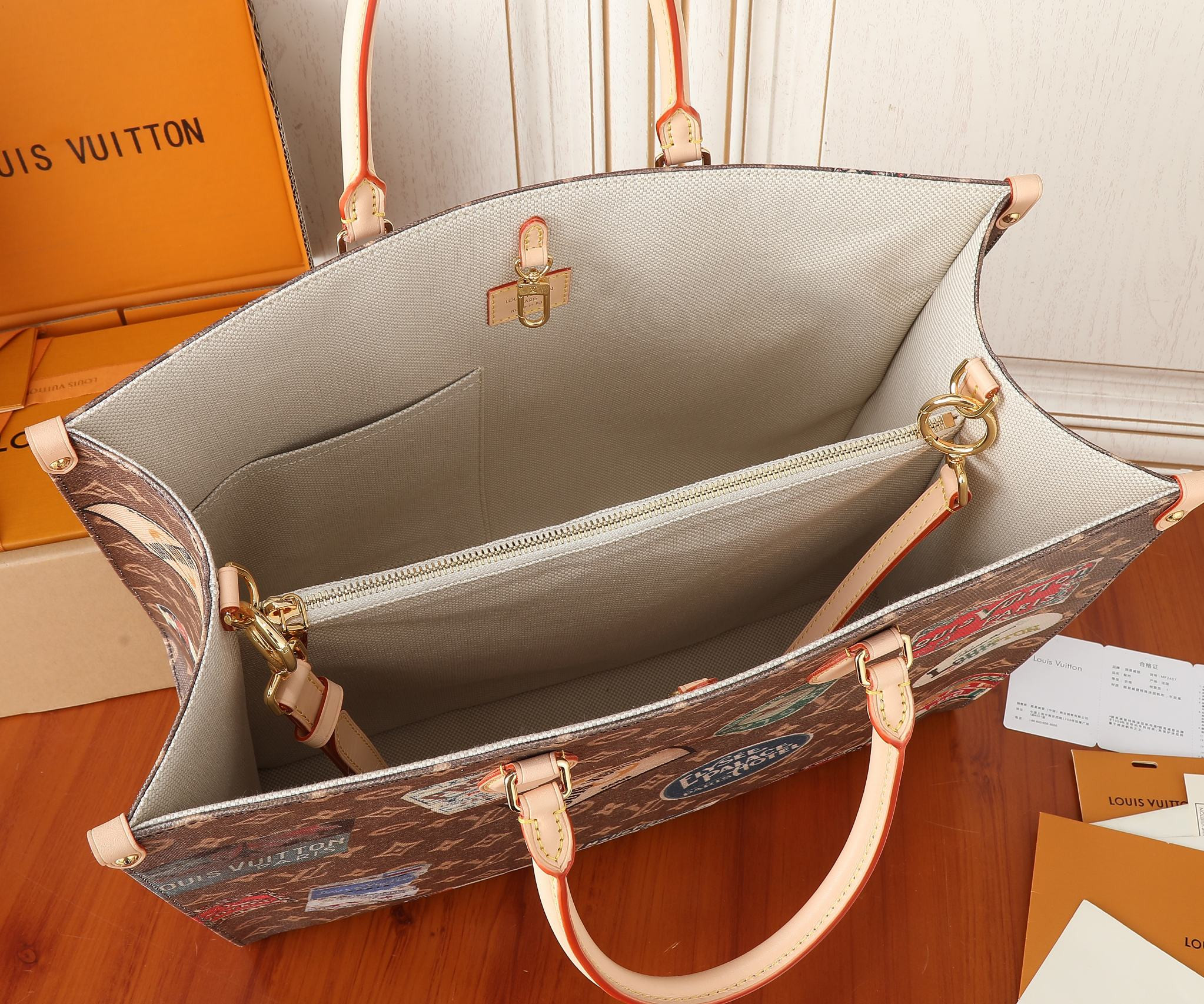 LV OnTheGo Voyage M47147 16.9 x 13 x 7.3 inches