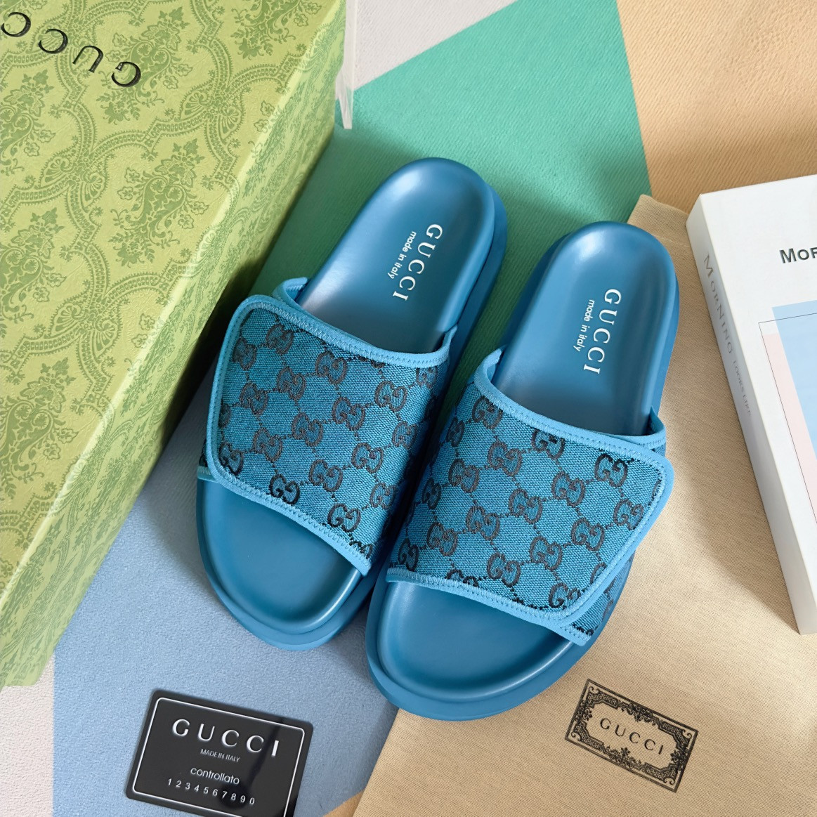 ua G*u*i gg slide sandal