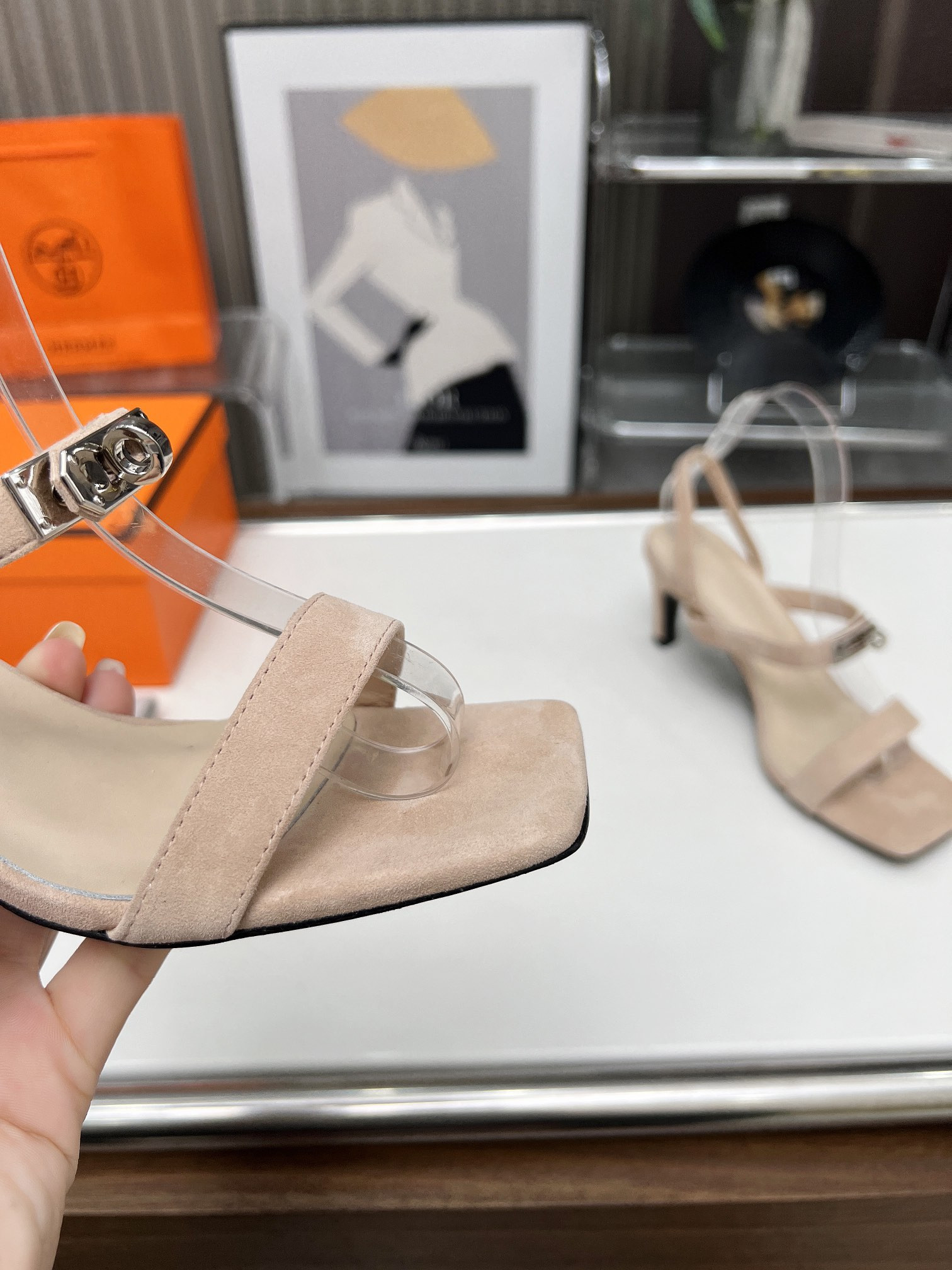 ua H**mes glamour 95 sandal