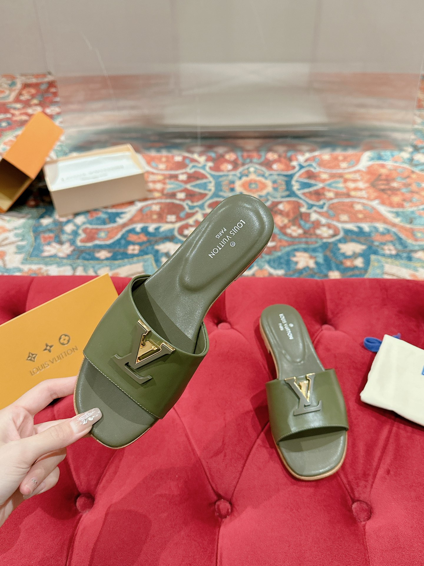 UA LV Capri Flat Mule
