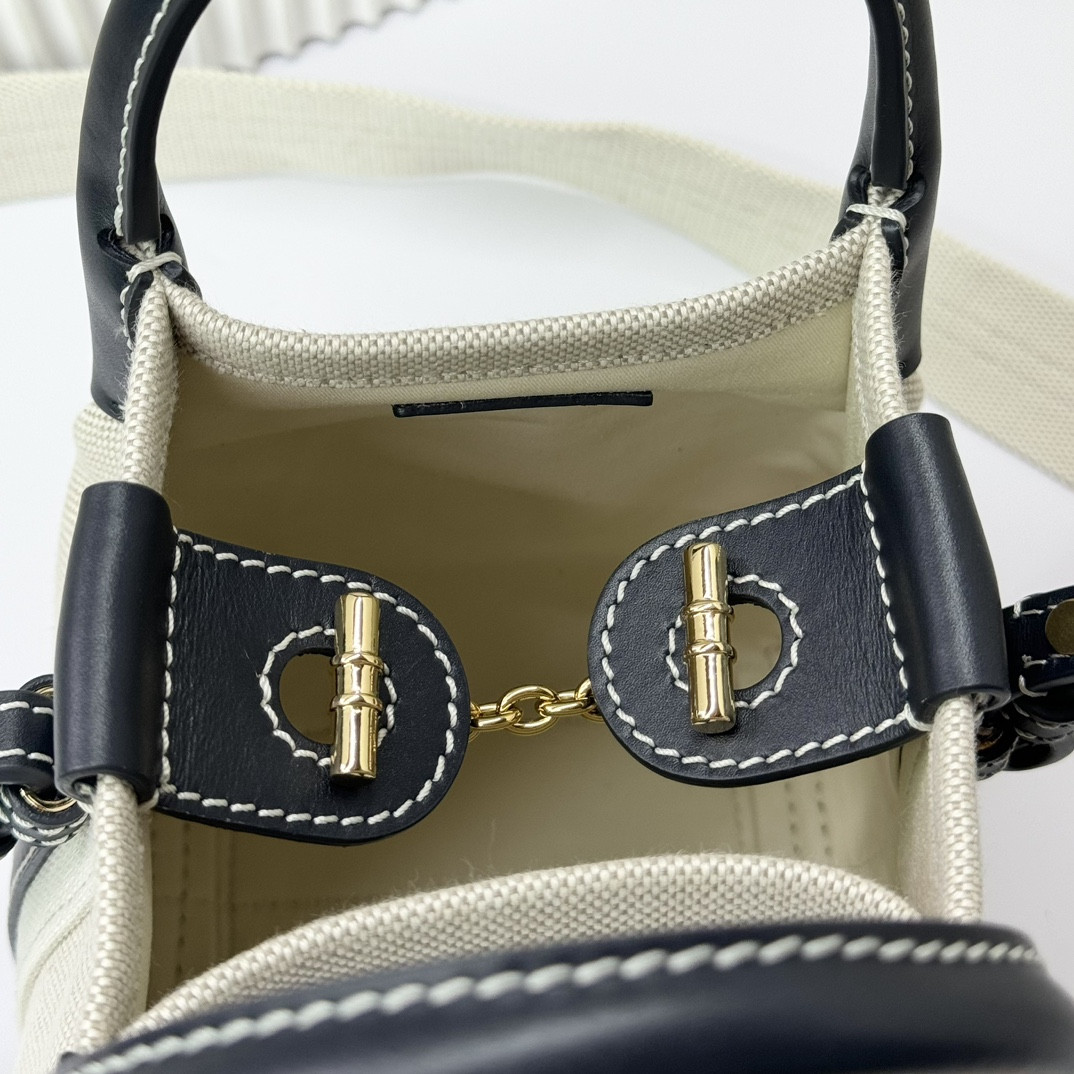 L**o p*ana micro bale bag cotton, linen 23 x 16 x 14 cm