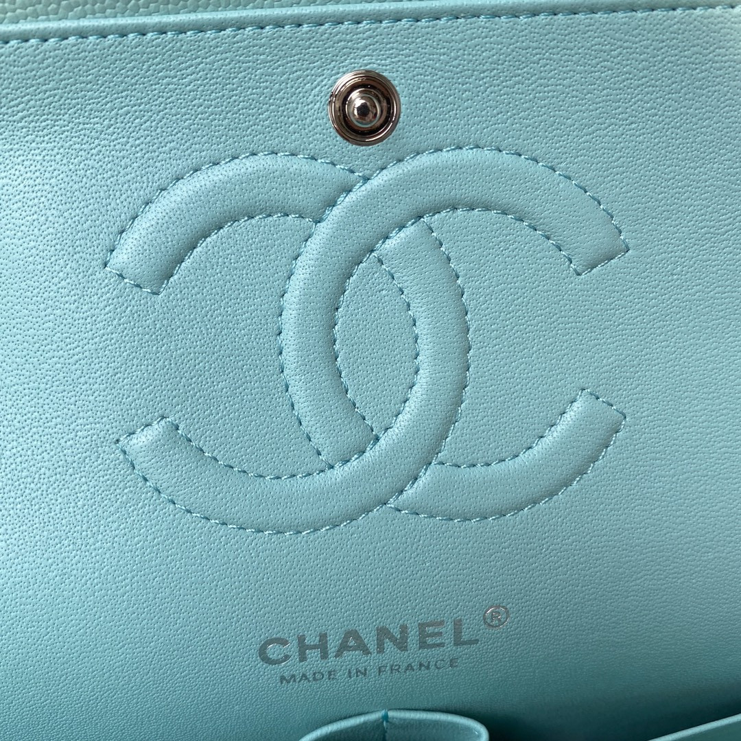 Ch*el classic flap bag 15.5×25.5×6.5cm