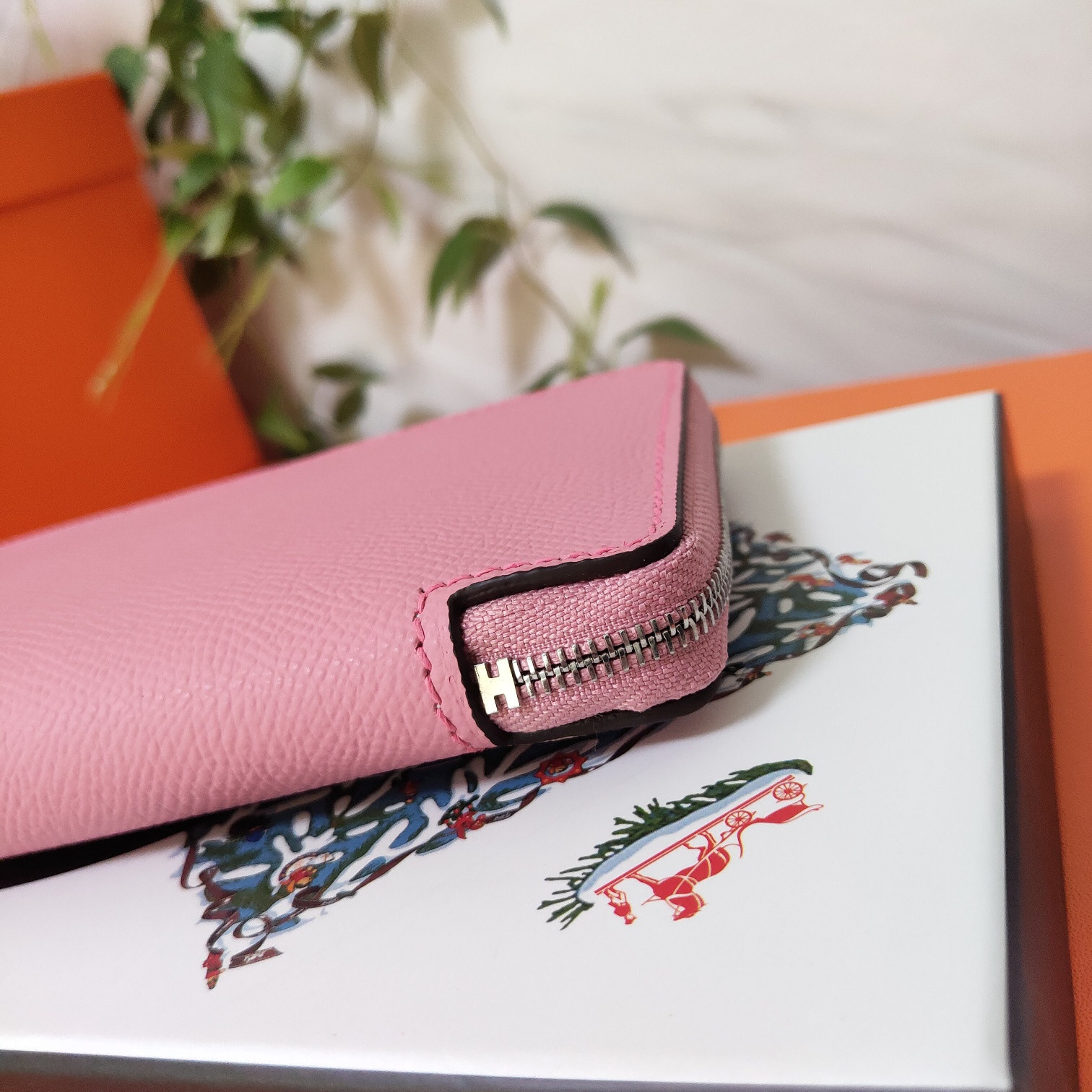 H**mes long wallet 20x11cm