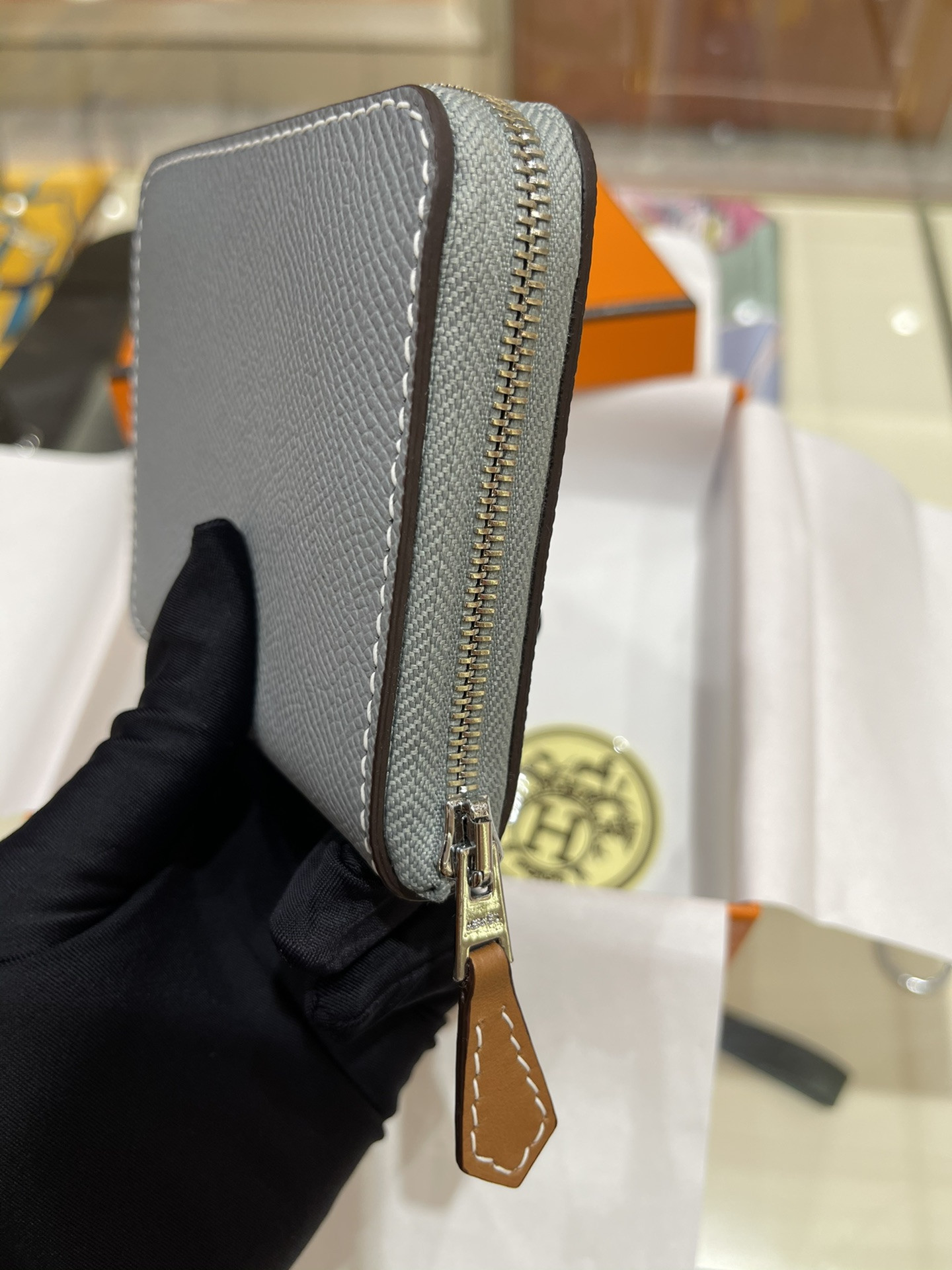 H**mes wallet 11.5x2x9.5cm