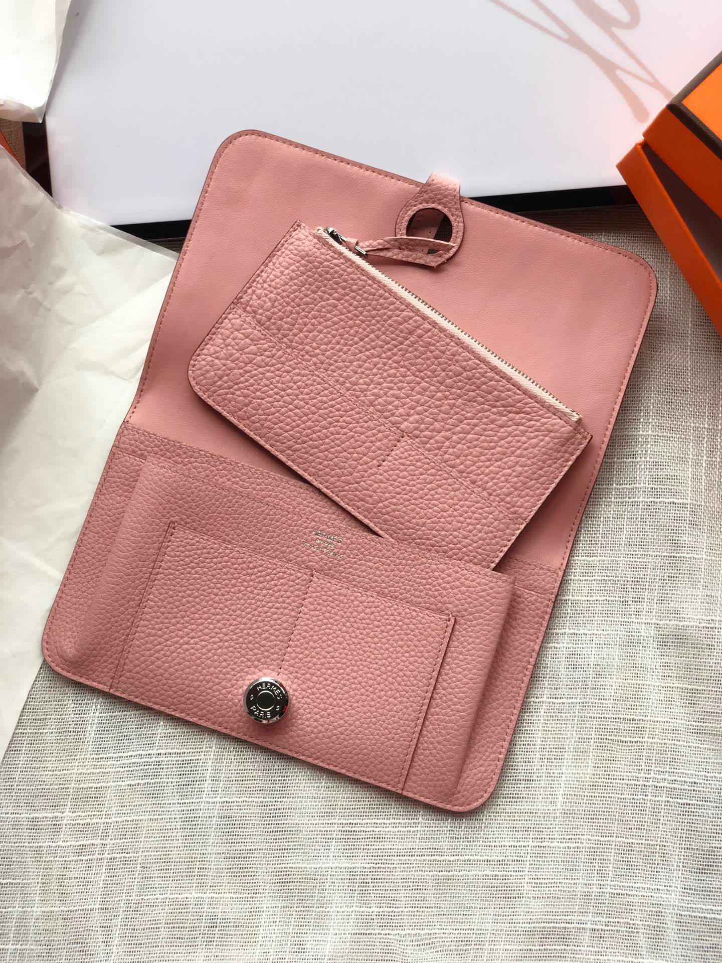 H**mes dogon duo wallet 20.1cm