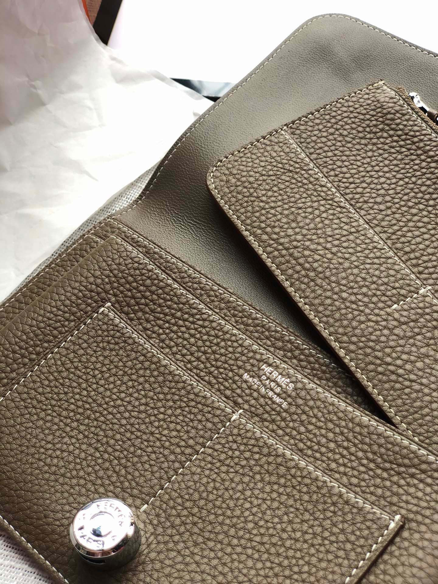H**mes dogon duo wallet 20.1cm