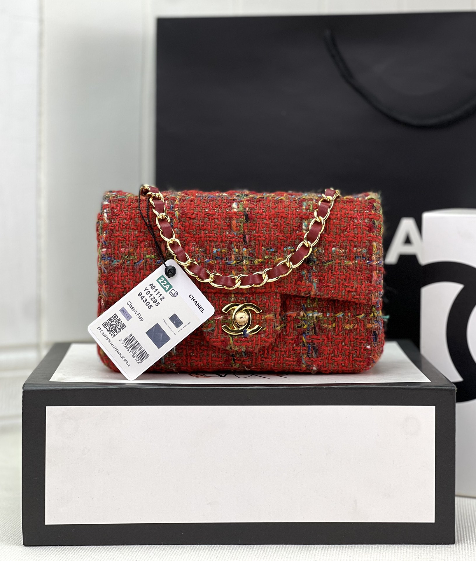 Ch*el classic flap bag 20cm