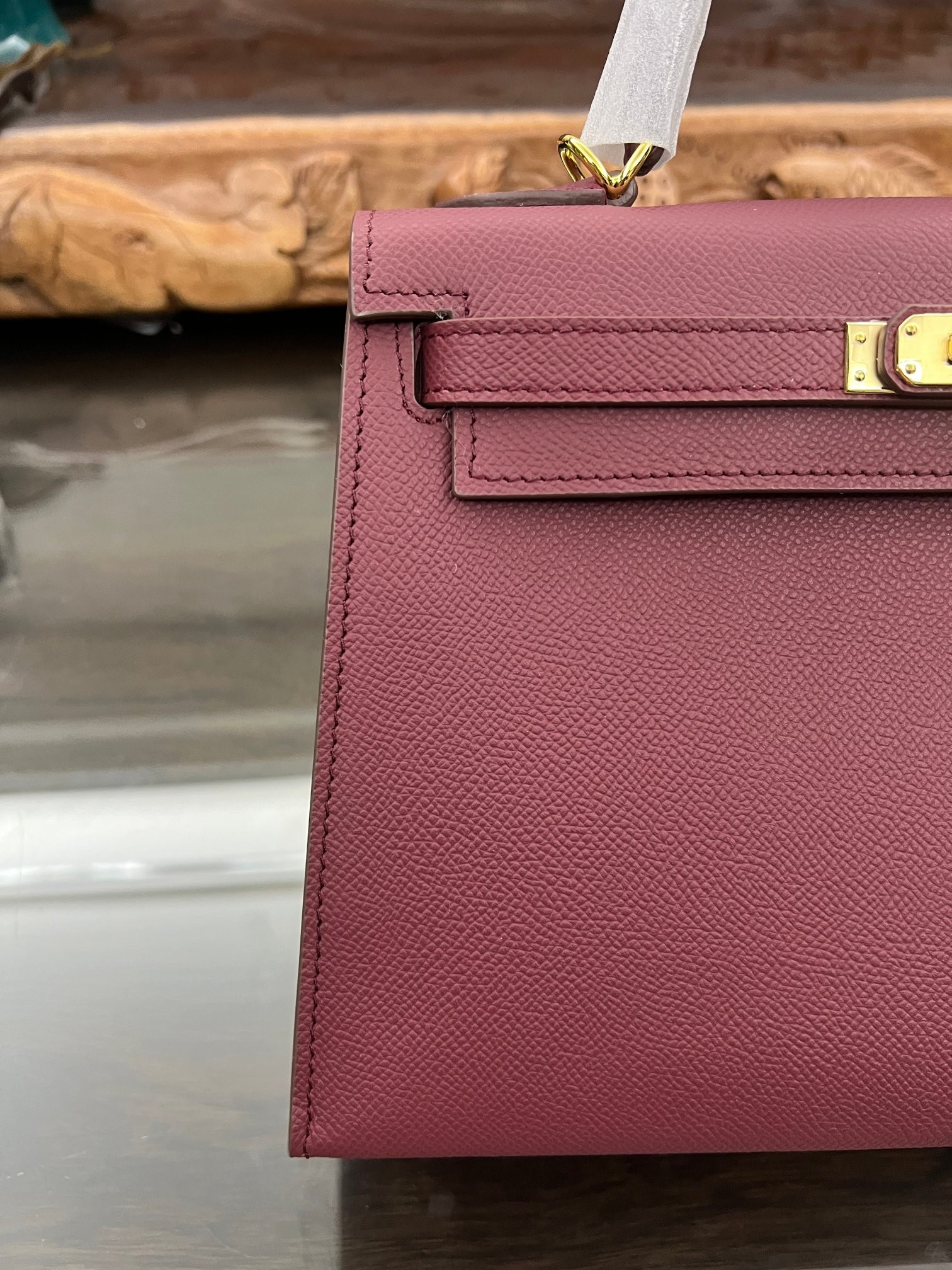 H**mes kelly gold-tone hardware 25 28