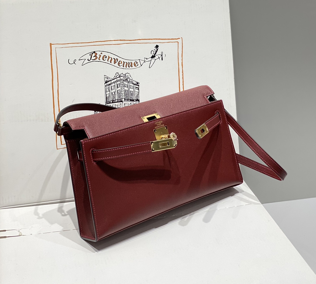 H**mes kelly elan epsom16x27.8x4cm