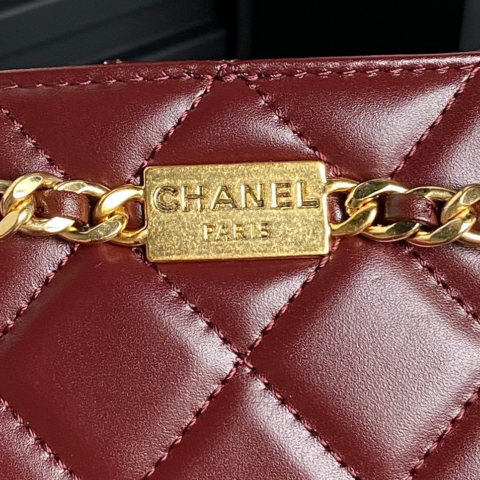 Ch*el 24k handbag 16×21×7cm