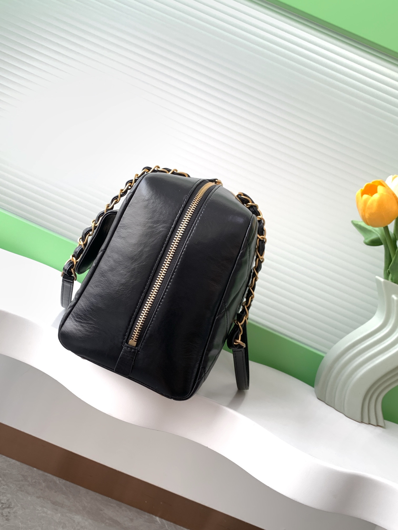 Ch*el bowling bag 21x33x15cm