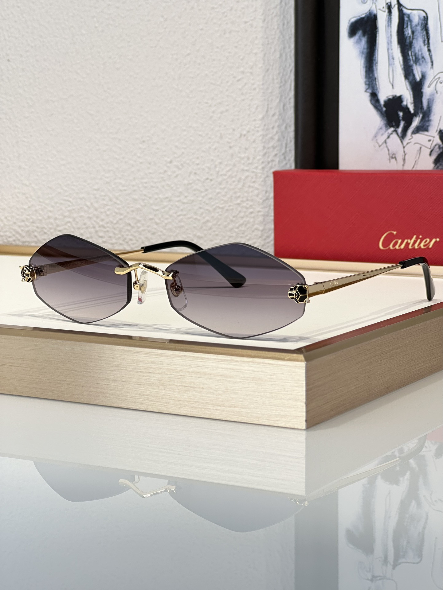 Ca*t*er glasses ct0433s 55-20-140