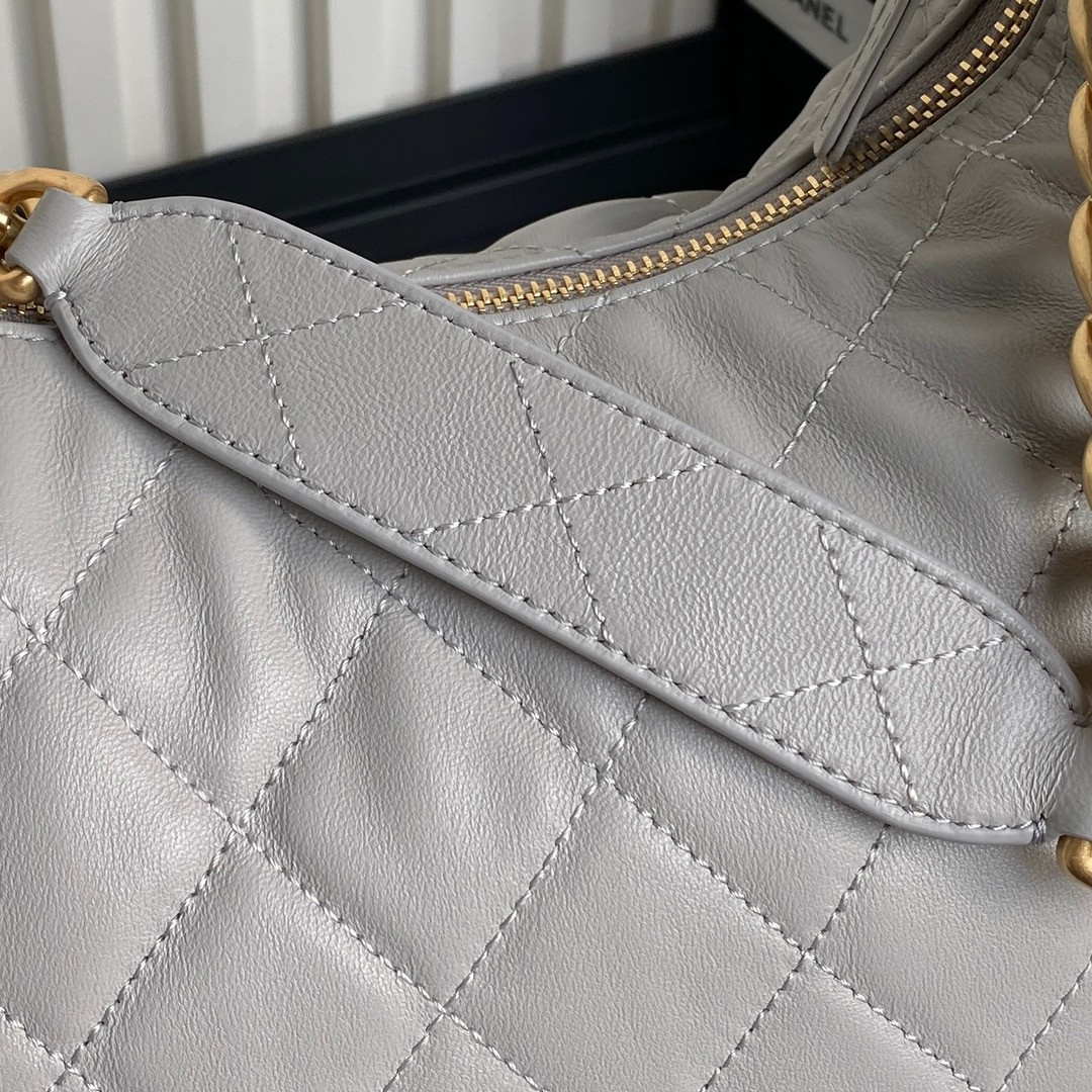 Ch*el 25c maxi hobo bag 27×35×18cm