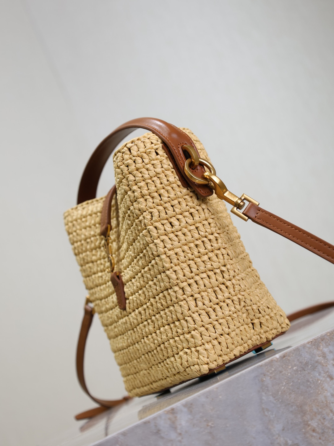 Y*L le 37 mini (raffia) 15x13x6cm
