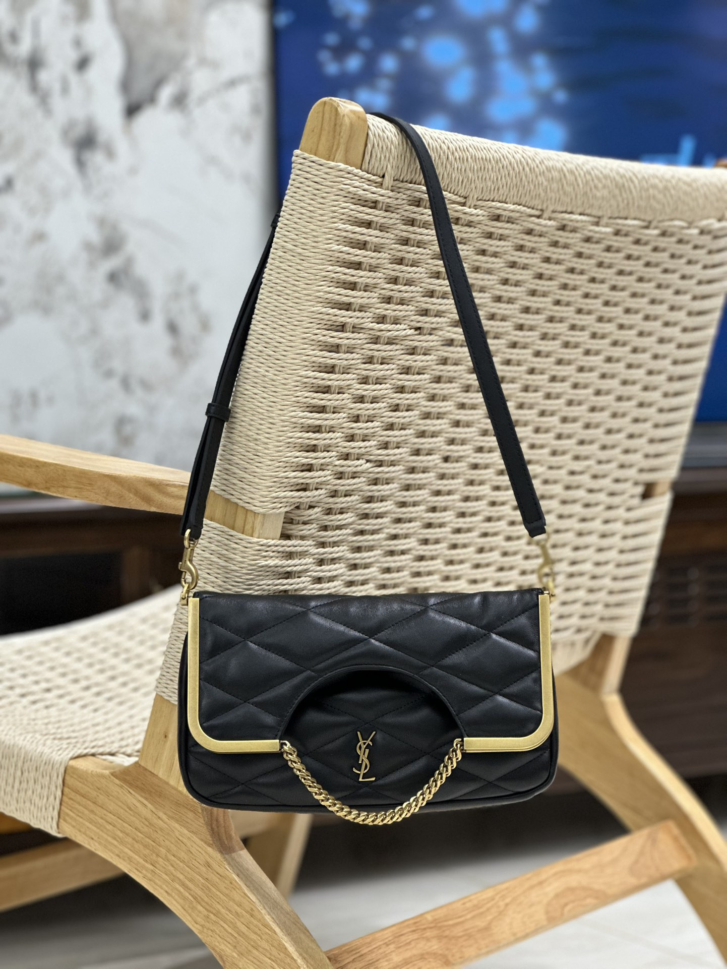 Y*L 87 in quilted lambskin 26x13x5cm