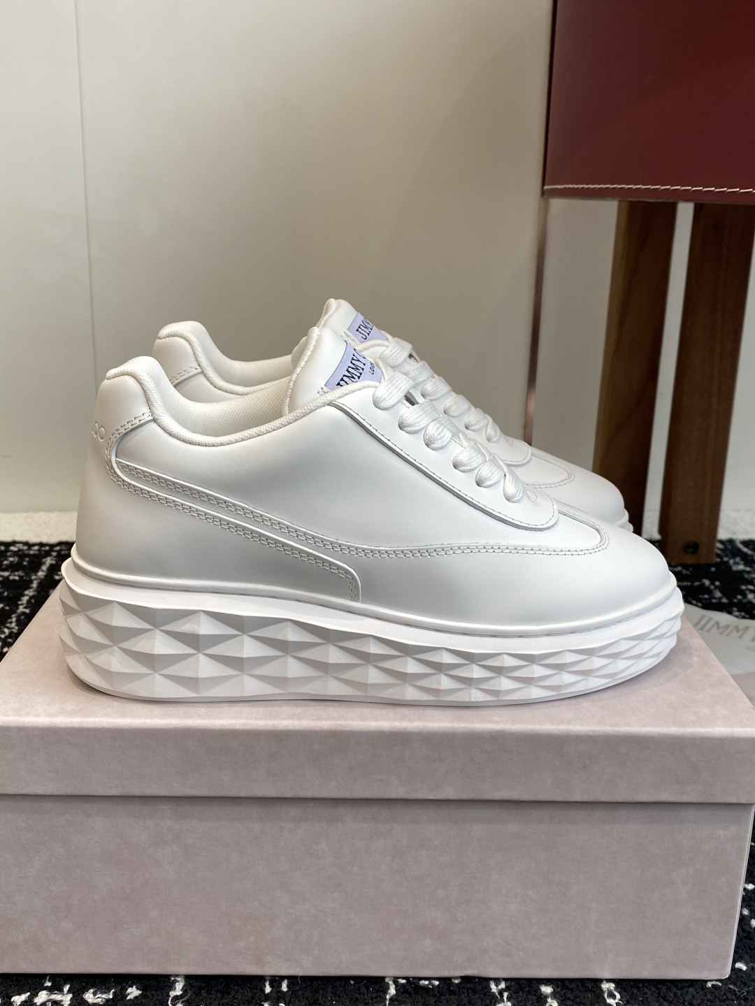 ua ji*y ch* Di*m*nd light maxi f sneakers