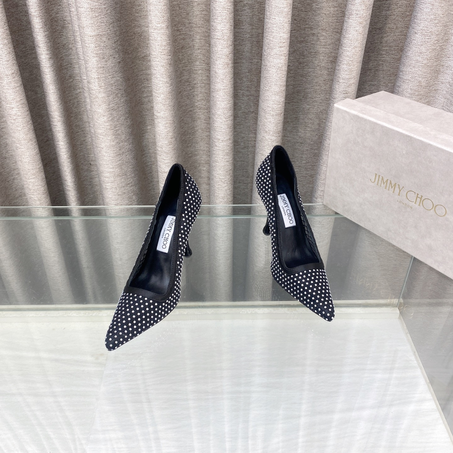 ua Ji*y Ch* ixia mesh pumps 8.5cm