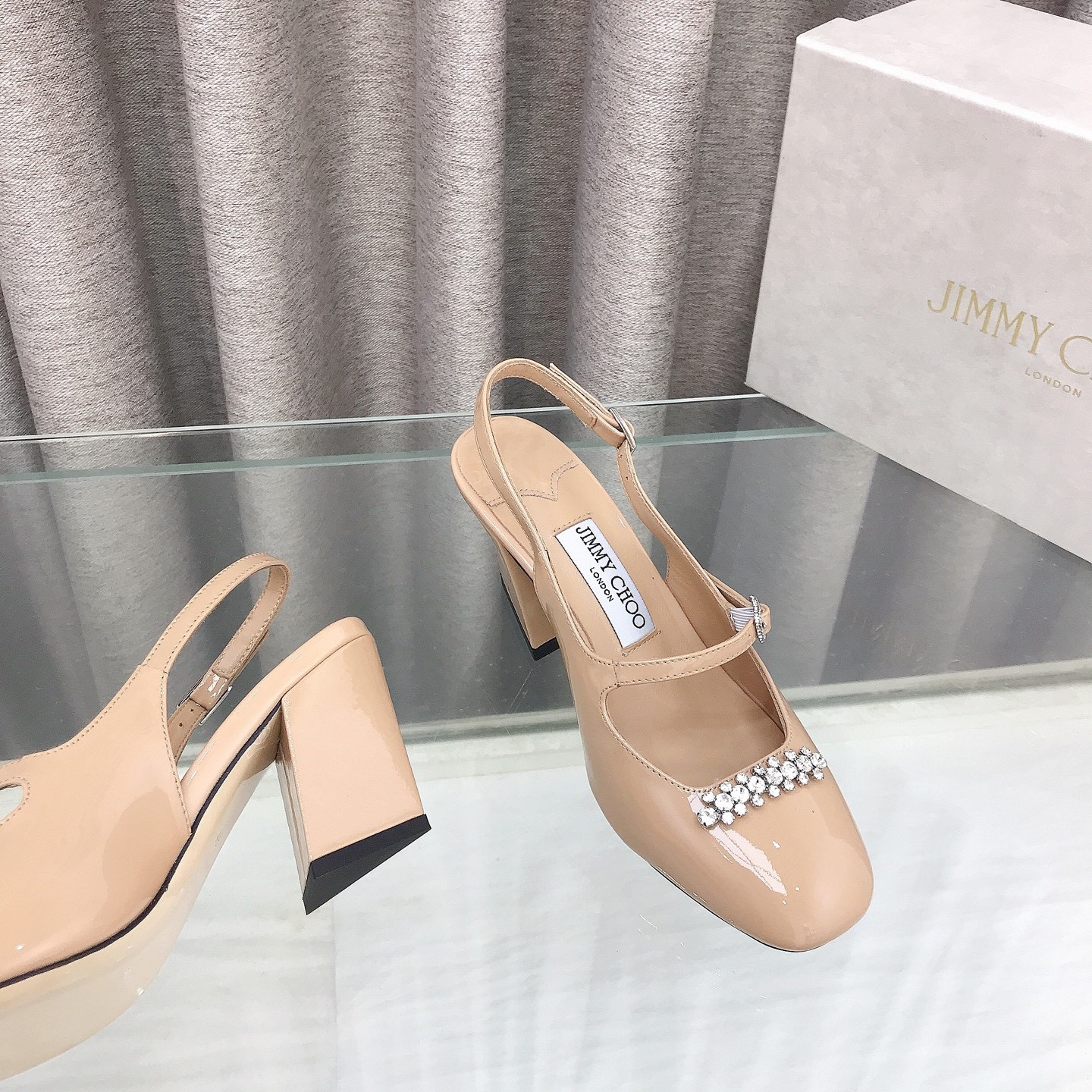 ua Ji*y Ch* belinda slingbacks 7cm