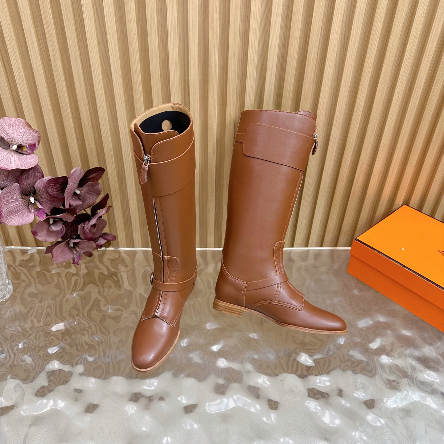 ua H**mes kelly jumping boots