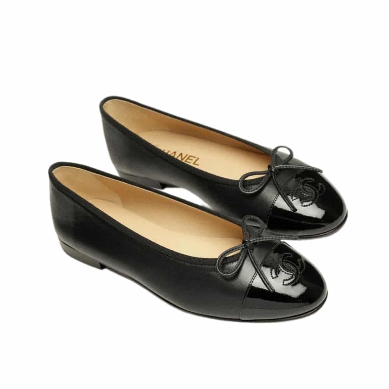 Ch**el Ballet Flats Black G02819 Y01552 94305