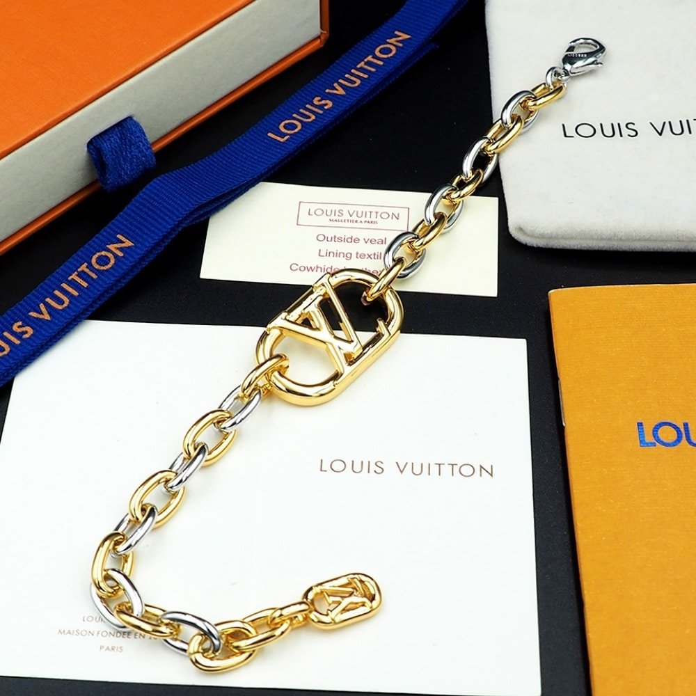 L0vis Vvtt0n Everyday Chain Lv Bracelet Gold And Silver