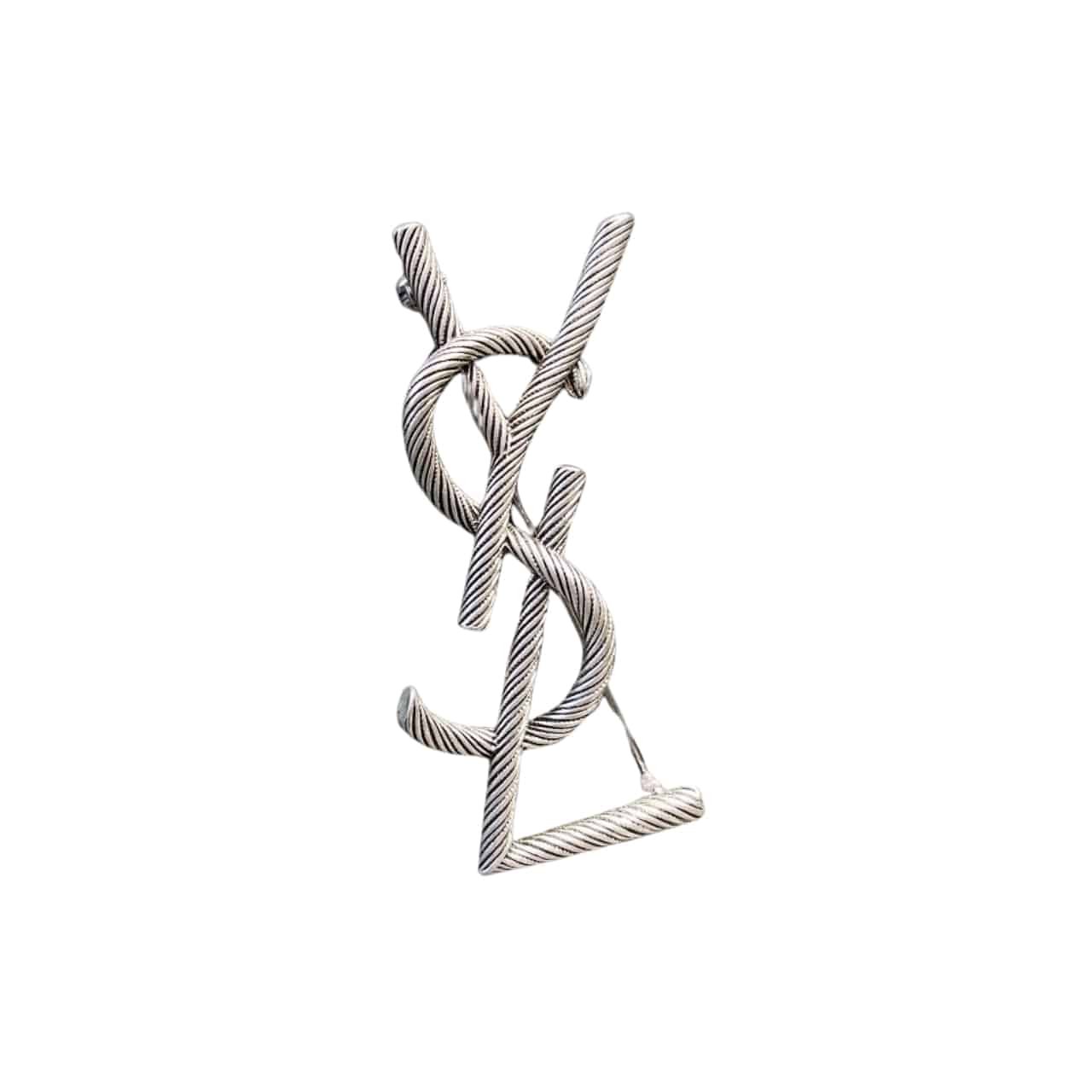 Sa1nt Lau*nt Y51 Brooch Silver