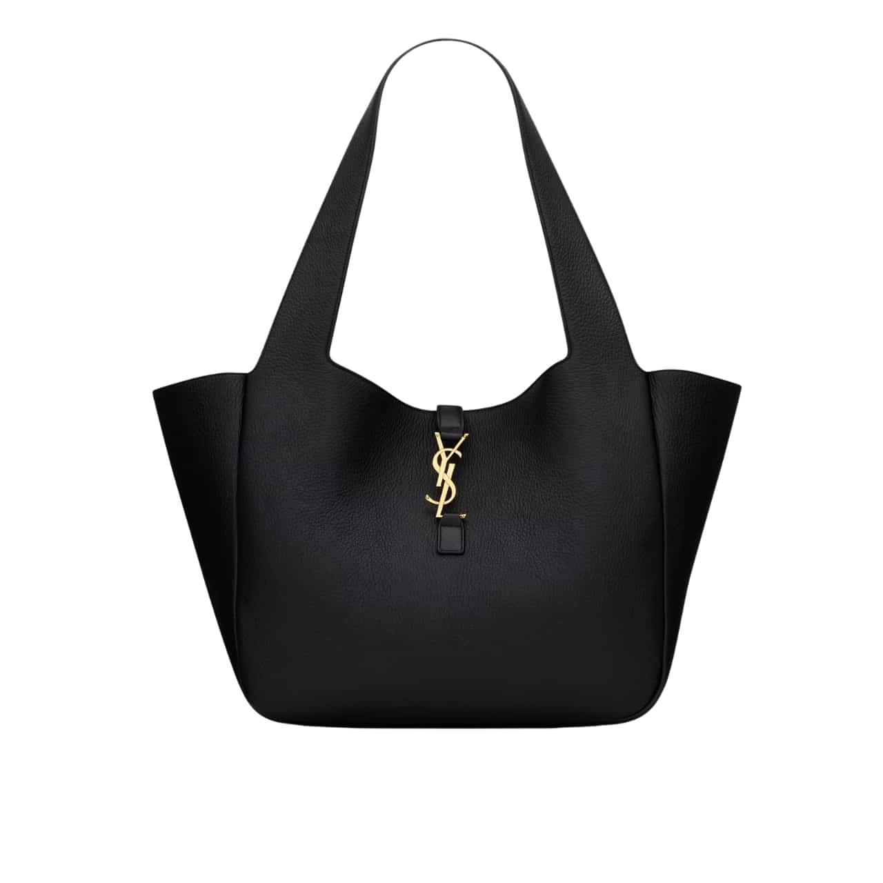 Sa1nt Lau*nt Le 5 À 7 Bea In Grained Leather Black 50Cm 763435Aaduu1000