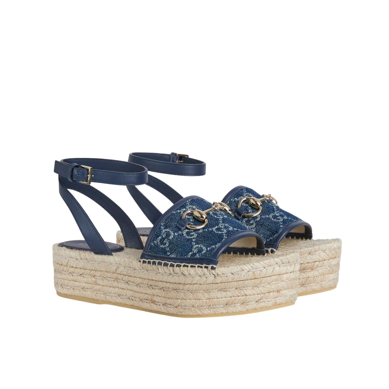 Gvc*1 Women’s Flatform Espadrille With Horsebit Dark Blue 817228 Fad9U 4246