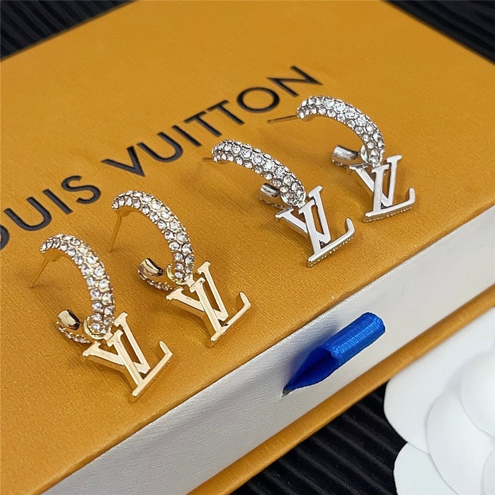 L0vis Vvtt0n Lv Iconic Earrings Gold M01732