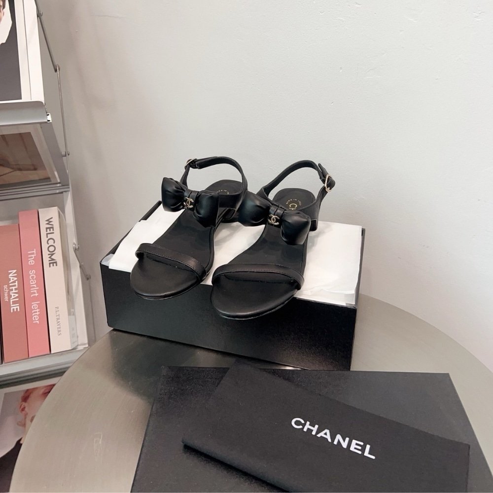 Ch**el Sandals Black G46193 B18985 94305