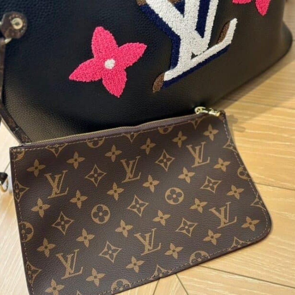 L0vis Vvtt0n Neverfull Mm Monogram Teddy Black 31Cm M56960
