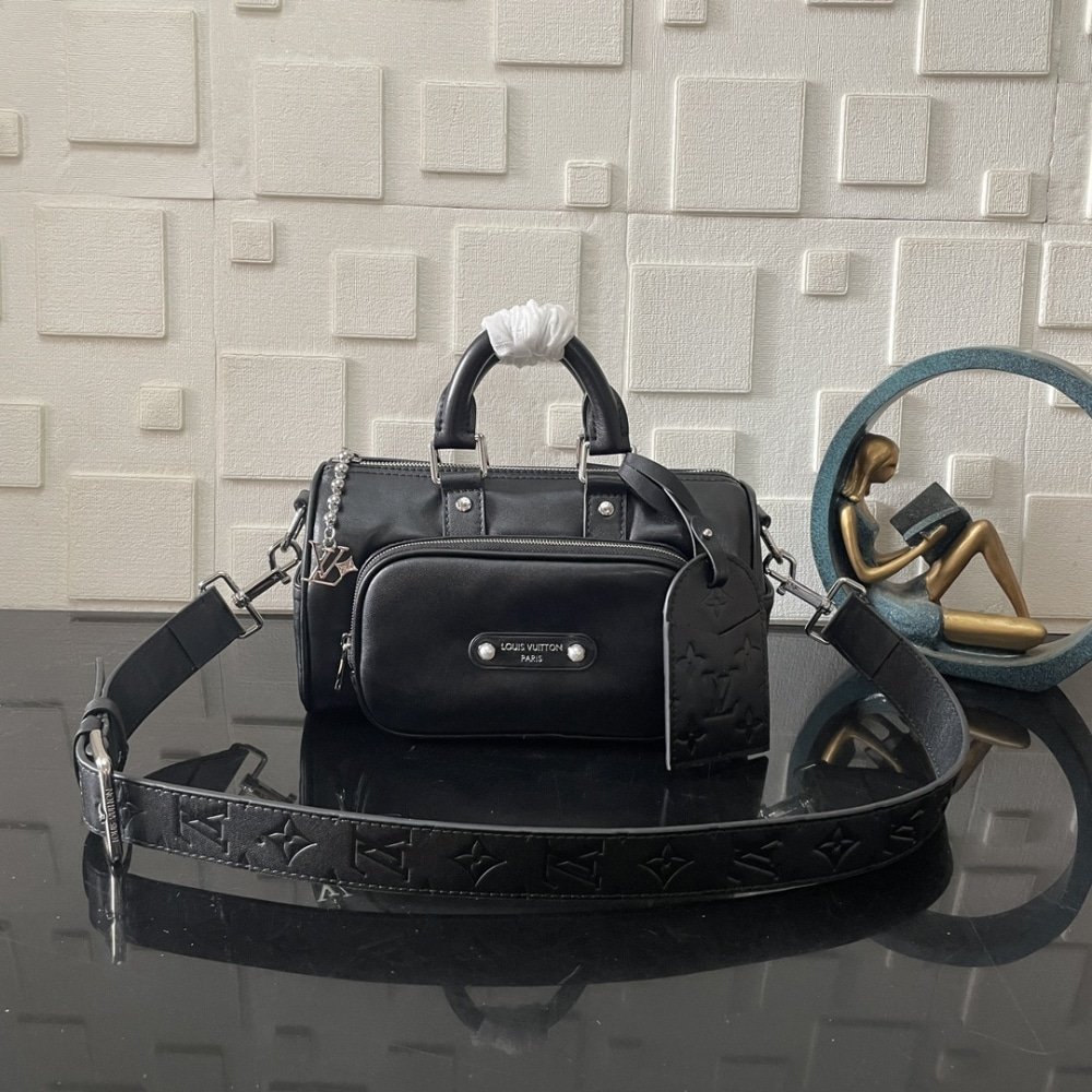 [S*per Vip 1:1] L0vis Vvtt0n Keepall Cargo Bandoulière 25 Lv Night Black 25Cm M13988