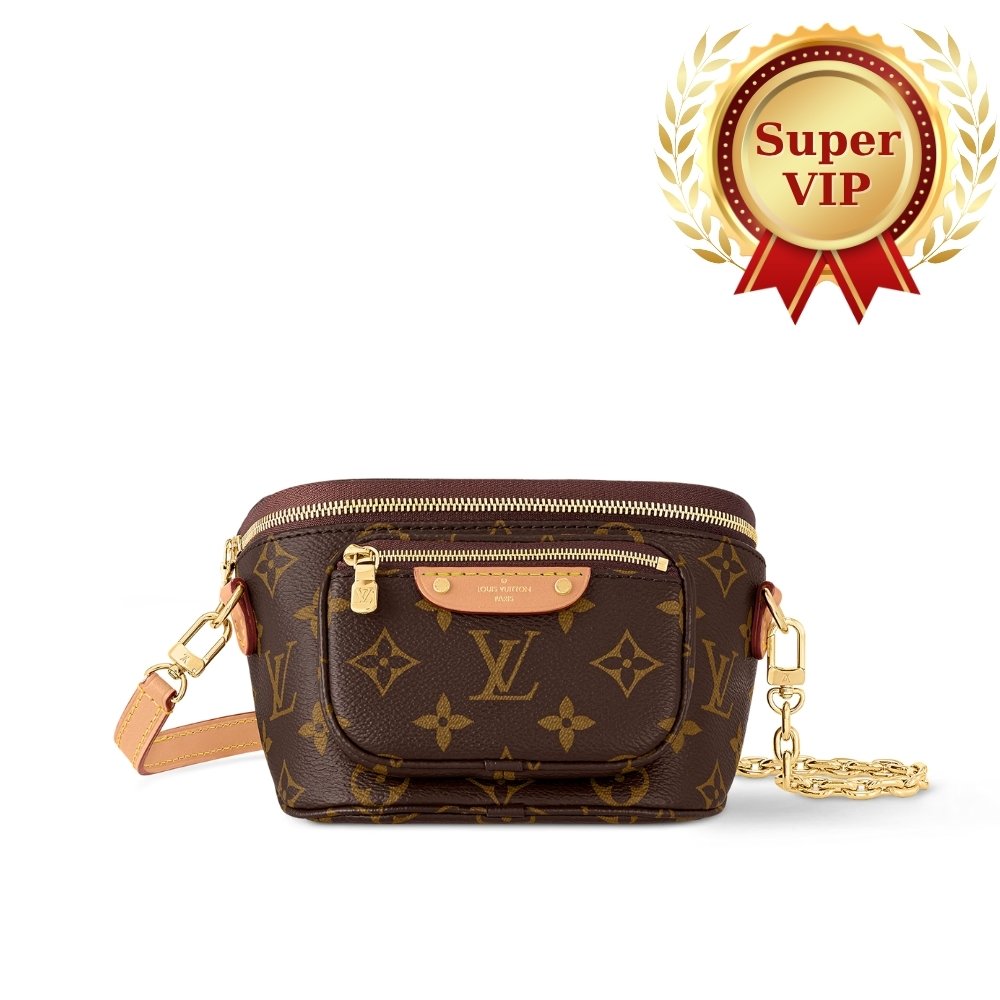 [S*per Vip 1:1] L0vis Vvtt0n Mini Bumbag Monogram Canvas 17Cm M82335