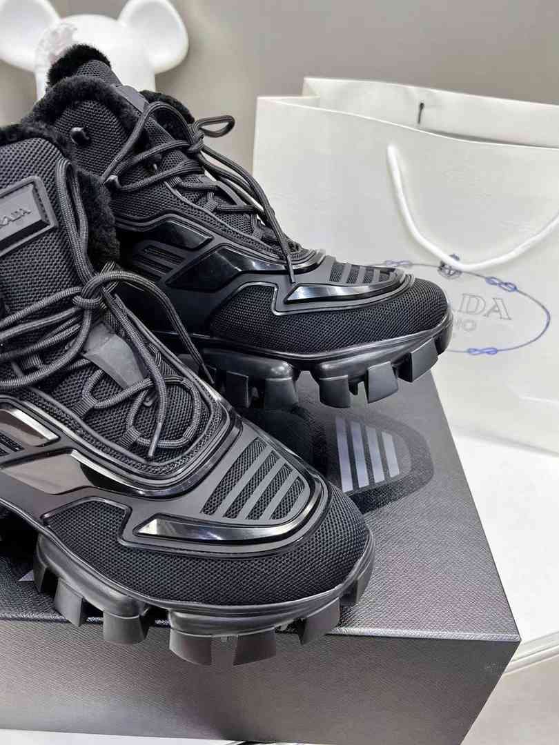 Pra*a Cloudbust Thunder High Top Sneakers Black