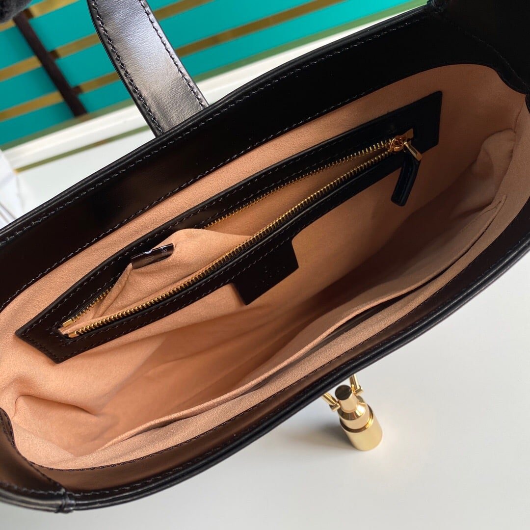 Gvc*1 Jackie 1961 Small Shoulder Bag Black 27Cm 636709 10O0G 1000