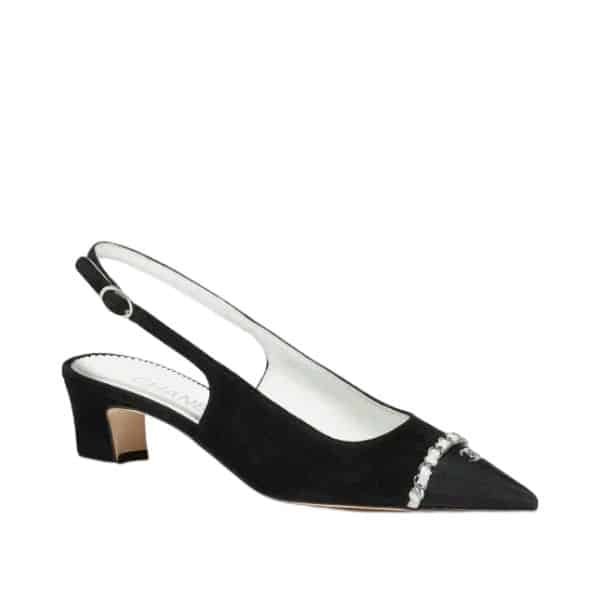 Ch**el Slingbacks Black G39643 Y56380 K5796