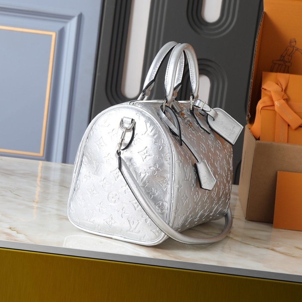L0vis Vvtt0n Speedy Soft Bandoulière 30 Monogram Silver 30Cm N89437