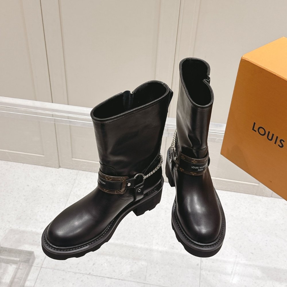L0vis Vvtt0n Silhouette Ankle Boot Black 1Aibqr