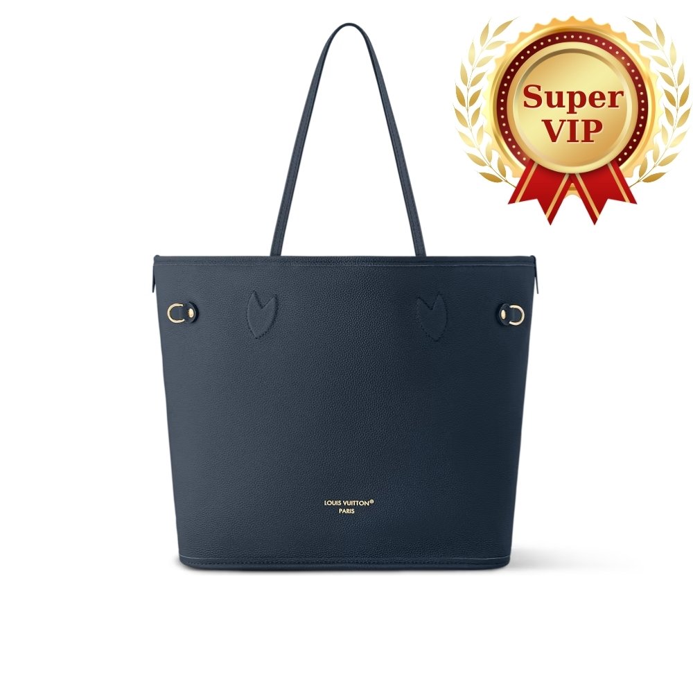 [S*per Vip 1:1] L0vis Vvtt0n Neverfull Inside Out MM Bag Navy Blue 31Cm M14994