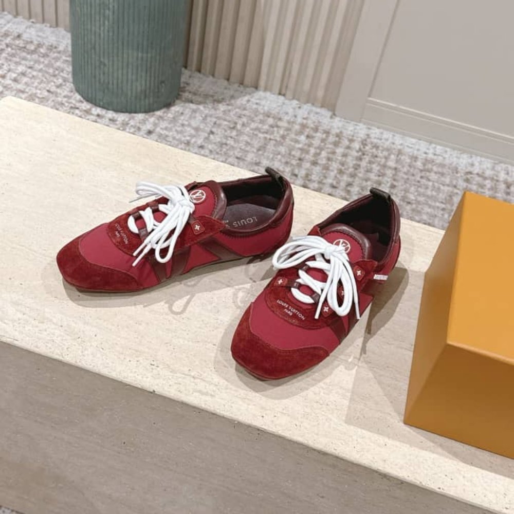 L0vis Vvtt0n LV Sneakerina Bordeaux Red 1AIVJI