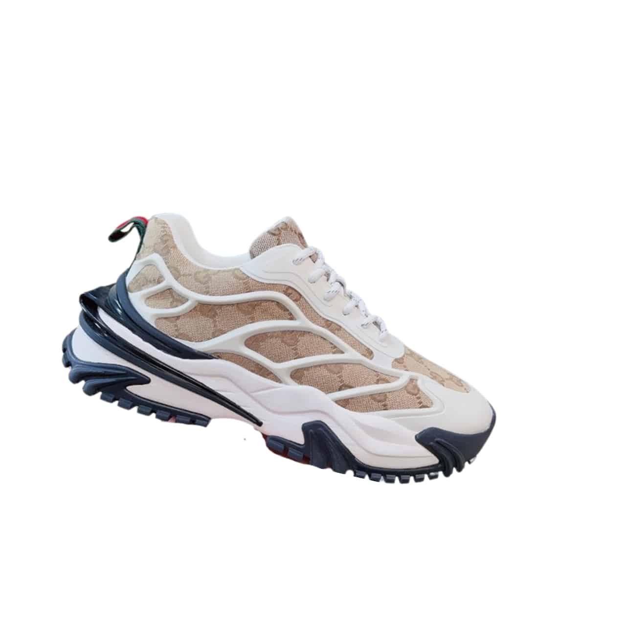 Gvc*1 Gg Men’S Sneaker Rubber Leather Beige