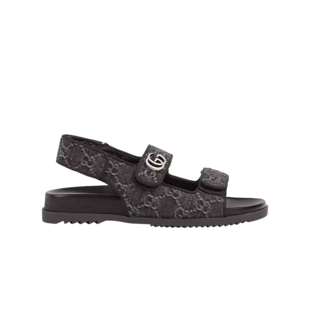 Gvc*1 Double G Sandal Denim 771575 Facvp 8446