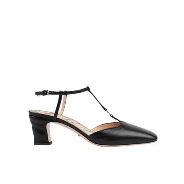 Gvc*1 Women’S Petite Gg Slingback Pump Black 723446 Bko00 1000