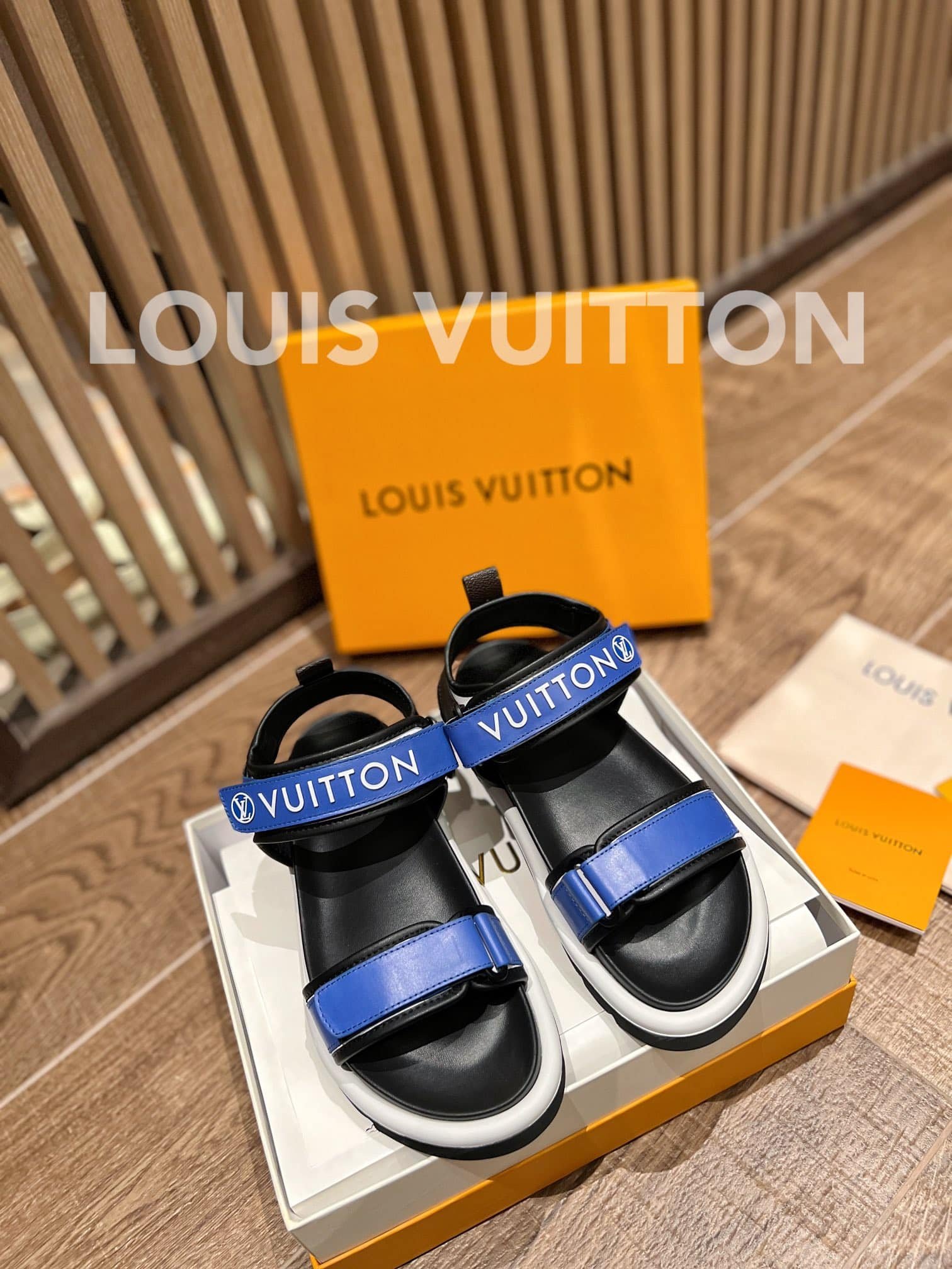 L0vis Vvtt0n Pool Pillow Comfort Sandals Blue 1A9Ocu