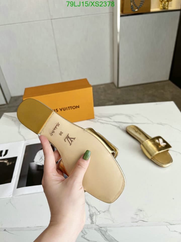 L0vis Vvtt0n Shake Flat Mule Gold 1Ab2Rd
