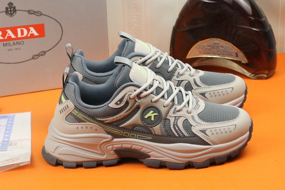 Pra*a Sport Running Sneaker In Grey