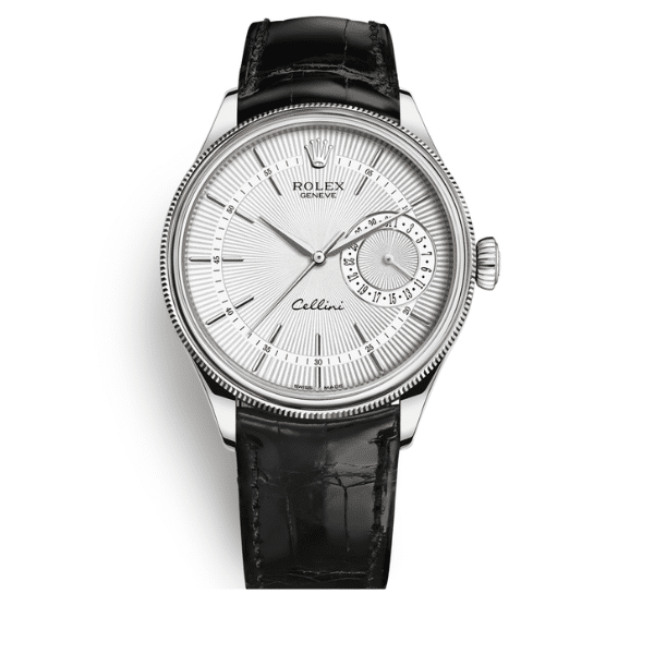 R01ex Cellini Date White Dial And Silver 39Mm 50519 0006
