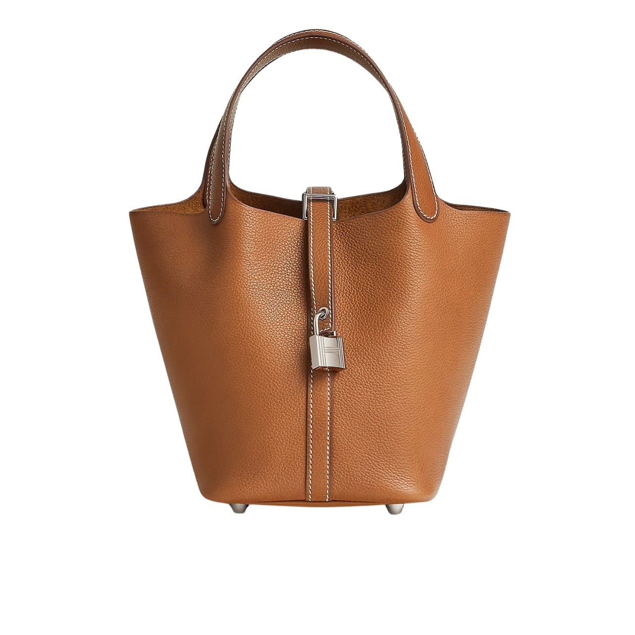 H**me5 Picotin Lock 18 With Charm Brown 18Cm