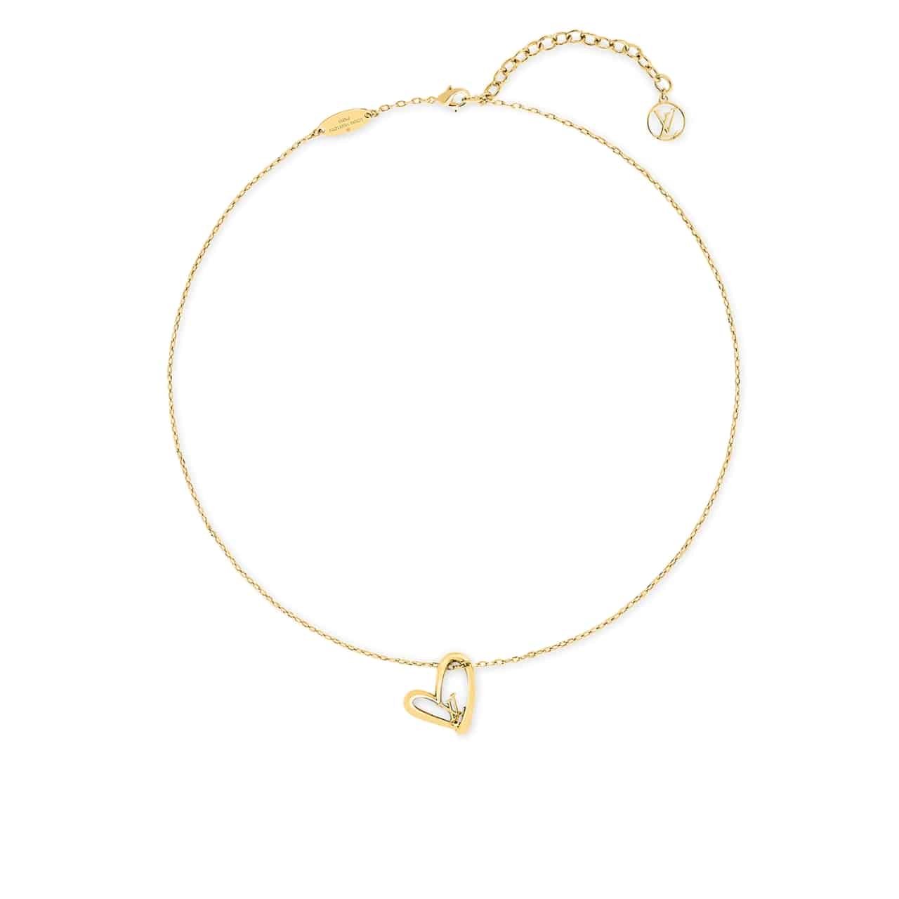 L0vis Vvtt0n Fall In Love Necklace Gold M00465